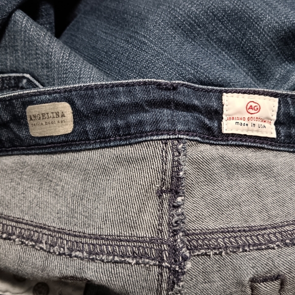 ag ADRIANO GOLDSCHMIED Angelina Petite Bootcut 49 button jeans, 27R - Picture 7 of 16